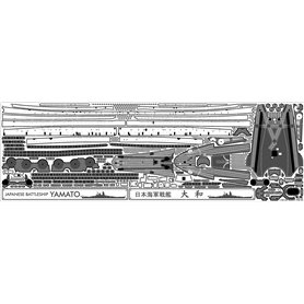Pontos 1:700 1IJN Yamato 1945 - JAPANESE BATTLESHIP