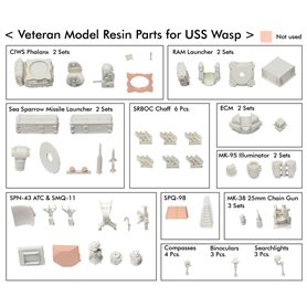 Pontos 37041F1 USS LHD-1 WASP Detail up set 1/350