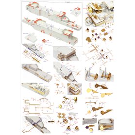 Pontos 37041F1 USS LHD-1 WASP Detail up set 1/350