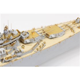 Pontos 37034FN USS BB-63 Missouri 1945 Detail up set for HB (Teak Tone) 1/350