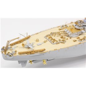 Pontos 37034FN USS BB-63 Missouri 1945 Detail up set for HB (Teak Tone) 1/350