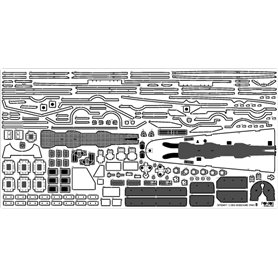 Pontos 37034FB USS BB-63 Missouri 1945 Detail up set for HB (20B Deck Blue) 1/350