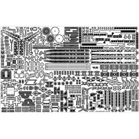 Pontos 37034FB USS BB-63 Missouri 1945 Detail up set for HB (20B Deck Blue) 1/350