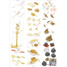Pontos 37034FB USS BB-63 Missouri 1945 Detail up set for HB (20B Deck Blue) 1/350