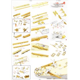 Pontos 37034FB USS BB-63 Missouri 1945 Detail up set for HB (20B Deck Blue) 1/350