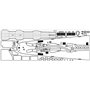 Pontos 20002WD1 USS BB-63 Missouri Wooden deck 1945  (Teak tone) 1/200