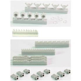 Pontos 1:200 Zestaw waloryzacyjny do USS Misouri/Iowa 1944 - ADVANCED ADD-ON SET
