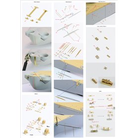 Pontos 23002F1 USS BB-63 Missouri 1945 Detail up set (Teak tone deck) 1/200