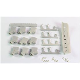 Pontos 1:200 Zestaw waloryzacyjny do USS BB-63 Missouri 1945 - DETAIL UP SET - 20B DECK BLUE