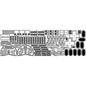 Pontos 1:200 Zestaw waloryzacyjny do USS BB-63 Missouri 1945 - DETAIL UP SET - 20B DECK BLUE