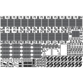 Pontos 1:200 Zestaw waloryzacyjny do USS BB-63 Missouri 1945 - DETAIL UP SET - 20B DECK BLUE