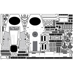 Pontos 1:200 Zestaw waloryzacyjny do USS BB-63 Missouri 1945 - DETAIL UP SET - 20B DECK BLUE