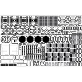 Pontos 1:200 Zestaw waloryzacyjny do USS BB-63 Missouri 1945 - DETAIL UP SET - 20B DECK BLUE