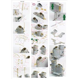 Pontos 1:200 Zestaw waloryzacyjny do USS BB-63 Missouri 1945 - DETAIL UP SET - 20B DECK BLUE