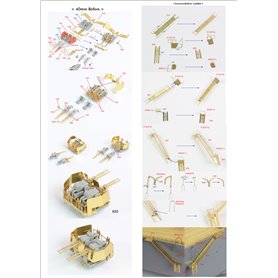 Pontos 1:200 Zestaw waloryzacyjny do USS BB-63 Missouri 1945 - DETAIL UP SET - 20B DECK BLUE