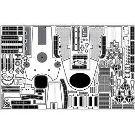 Pontos 23005F1 USS BB-61 Iowa 1944 Detail up set  (20B Deck Blue deck) 1/200