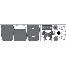 Pontos 23005F1 USS BB-61 Iowa 1944 Detail up set  (20B Deck Blue deck) 1/200