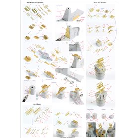 Pontos 23005F1 USS BB-61 Iowa 1944 Detail up set  (20B Deck Blue deck) 1/200