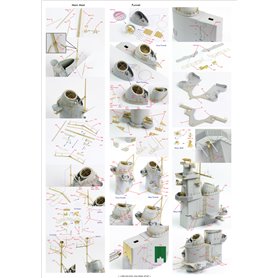 Pontos 23005F1 USS BB-61 Iowa 1944 Detail up set  (20B Deck Blue deck) 1/200