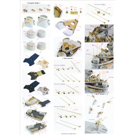 Pontos 23005F1 USS BB-61 Iowa 1944 Detail up set  (20B Deck Blue deck) 1/200