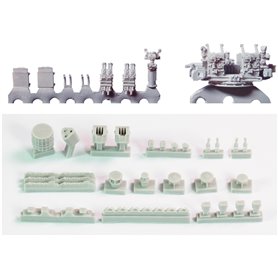 Pontos 23006F1 HMS Nelson Detail up set 1/200