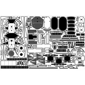 Pontos 23007F1 HMS Rodney Detail up set 1/200