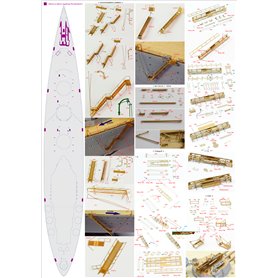 Pontos 23007F1 HMS Rodney Detail up set 1/200