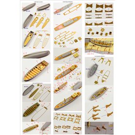 Pontos 23007F1 HMS Rodney Detail up set 1/200