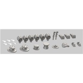 Pontos 23008F1 IJN Mikasa 1905 Detail up set 1/200