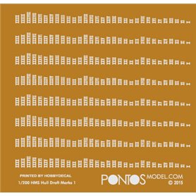 Pontos 23008F1 IJN Mikasa 1905 Detail up set 1/200