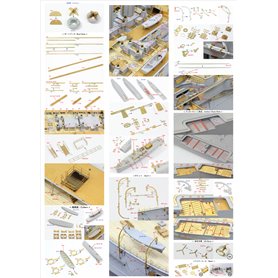 Pontos 23008F1 IJN Mikasa 1905 Detail up set 1/200