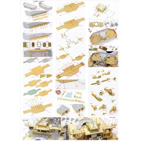 Pontos 23008F1 IJN Mikasa 1905 Detail up set 1/200