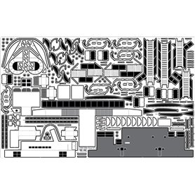 Pontos 1:200 Zestaw waloryzacyjny do HMS Hood 1941 - DETAIL UP SET