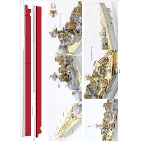 Pontos 1:200 Zestaw waloryzacyjny do HMS Hood 1941 - DETAIL UP SET