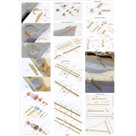Pontos 1:200 Zestaw waloryzacyjny do HMS Hood 1941 - DETAIL UP SET