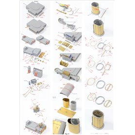 Pontos 1:200 Zestaw waloryzacyjny do HMS Hood 1941 - DETAIL UP SET