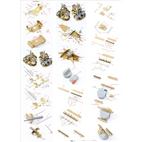Pontos 1:200 Zestaw waloryzacyjny do HMS Hood 1941 - DETAIL UP SET