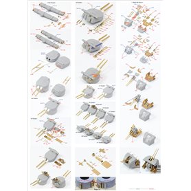Pontos 1:200 Zestaw waloryzacyjny do HMS Hood 1941 - DETAIL UP SET