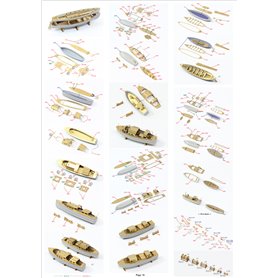 Pontos 1:200 Zestaw waloryzacyjny do HMS Hood 1941 - DETAIL UP SET