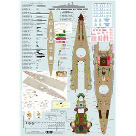 Pontos 35033F1 Admiral Graf Spee Detail up set 1/350 for Trumpeter