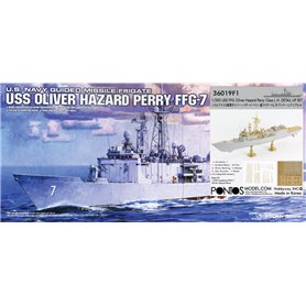 Pontos 36019F1 USS FFG Oliver Hazard Perry Class Detail up set Plus Kit 1/350