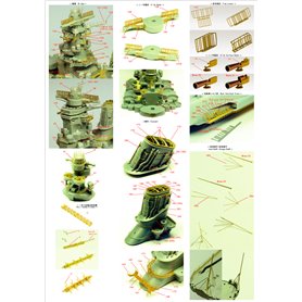 Pontos 37003F1 IJN Yamato 1945 Detail up set Advanced 1/350 (New Tool)