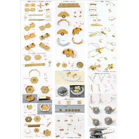 Pontos 37003F1 IJN Yamato 1945 Detail up set Advanced 1/350 (New Tool)