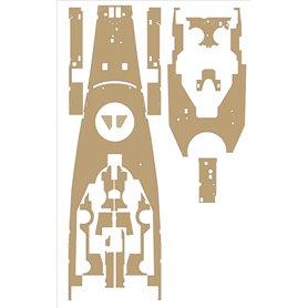 Pontos 37018F1 USS BB-63 Missouri Circa 1991 Detail up set 1/350