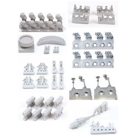 Pontos 37018F1 USS BB-63 Missouri Circa 1991 Detail up set 1/350