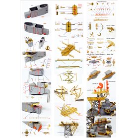 Pontos 37018F1 USS BB-63 Missouri Circa 1991 Detail up set 1/350