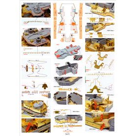 Pontos 37018F1 USS BB-63 Missouri Circa 1991 Detail up set 1/350