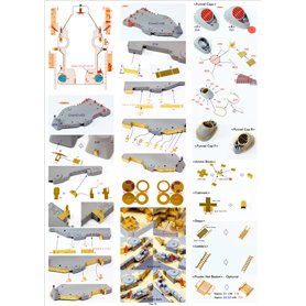 Pontos 37018F1 USS BB-63 Missouri Circa 1991 Detail up set 1/350