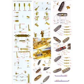 Pontos 37018F1 USS BB-63 Missouri Circa 1991 Detail up set 1/350