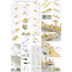 Pontos 1:350 Zestaw waloryzacyjny do USS FFG Oliver Hazard Perry Class - DETAIL UP SET ADVANCED